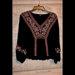 American Eagle Floral Blouse